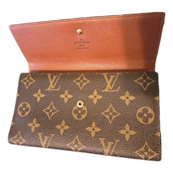 LOUIS VUITTON LV Monogram Canvas Leather Continental Clutch Wallet ( EUC) - Picture 7 of 14